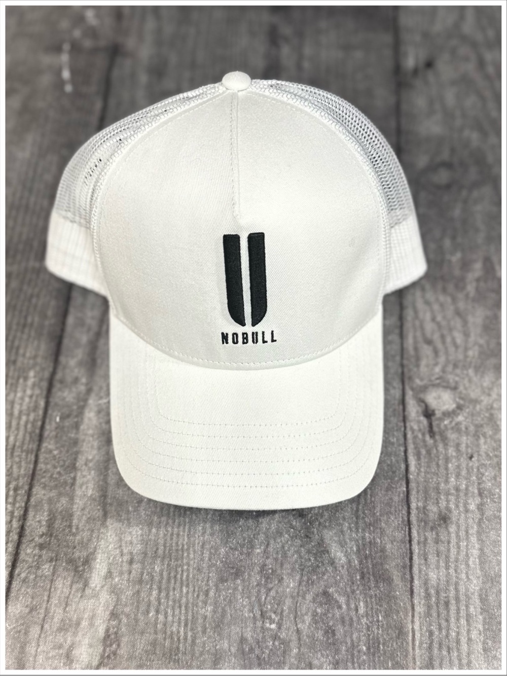 NoBull White Trucker Hat - New Sample